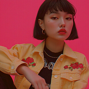 糖心视频治愈系少女漫封面，主角在星空下读书